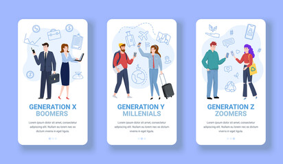 Generations Theory Vertical Banners