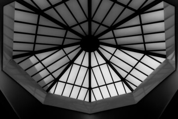 Naklejka premium Architettura in bianco e nero