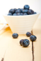 fresh blueberry bowl
