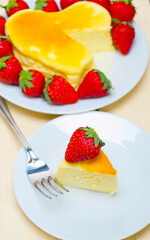 heart cheesecake