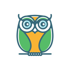 Owl Vector Logo for school.