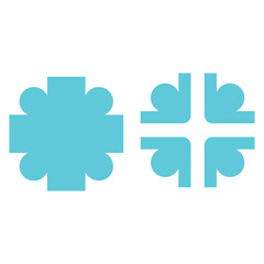 family health vector icon logo