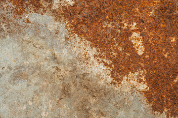 Close up rusty metal texture background.
