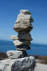 Cairns - monticule de pierres Bretagne