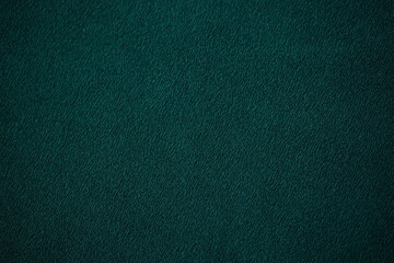 Delicate dark green thin fabric, emerald material chiffon blank background