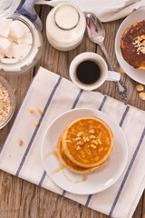Honey Pancakes.