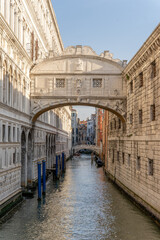 Venice canal with bridges