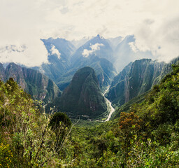 Obraz premium Jungle near Machu Picchu, Peru