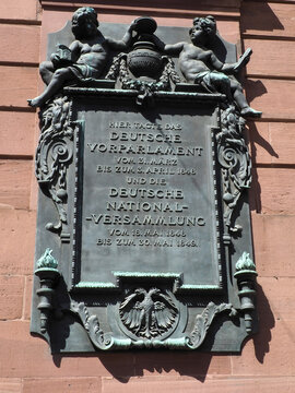 Ersten Deutschem Parlaments Gedenktafel 