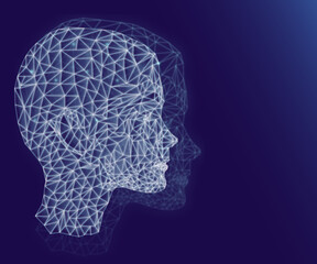 Abstract background, vector illustration in low poly style for banners, invitations, flyers