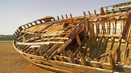 Boat wreck on Dulas Bay
