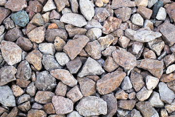 Background from gravel stones. Construction Materials.