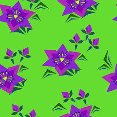 seamless pattern with stars