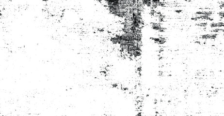 Monochrome texture composed of irregular graphic elements. Distressed uneven grunge background. Abstract vector illustration. Overlay for interesting effect and depth. Isolated on white background.