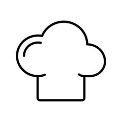 Cooking, restaurant chef hat icon vector illustration. Culinary symbol