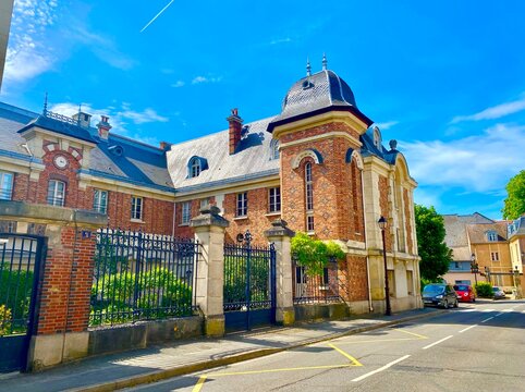 old town of Marly Le Roi near Paris