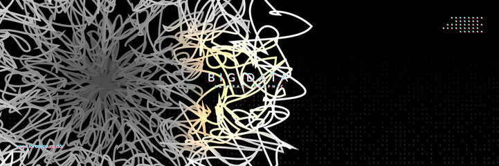 Abstract tech visuals. Digital technology