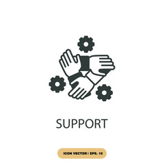 support icons  symbol vector elements for infographic web