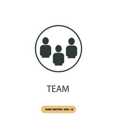team icons  symbol vector elements for infographic web