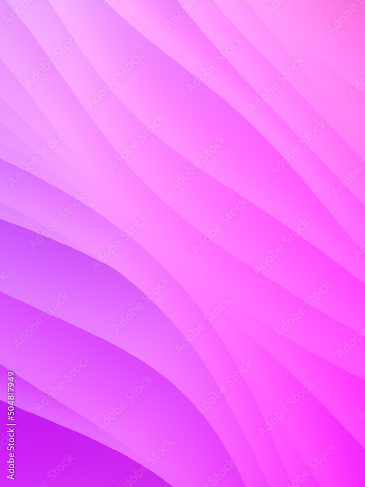 Poster magic wave of neon stripes. 3d rendering colorful gradient digital illustration. modern background