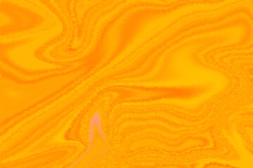 Orange color ink spattered and abstract pattern texture