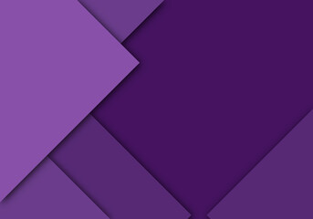 Purple Background Geometric Overlap Layer Paper Cut on Dark with Space Design