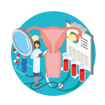 子宮がんの検査イメージ