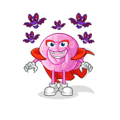 shell Dracula illustration. character vector