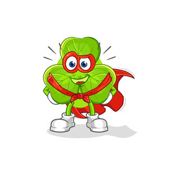 Fototapeta premium clover heroes vector. cartoon character