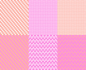 Seamless classic pattern set vector illustration, Seamless patterns for background
