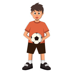 flat character illustration boy