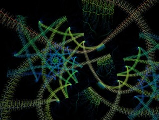 Imaginatory fractal abstract background Image