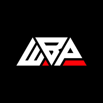 WBP triangle letter logo design with triangle shape. WBP triangle logo design monogram. WBP triangle vector logo template with red color. WBP triangular logo Simple, Elegant, and Luxurious Logo...