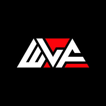 WLF triangle letter logo design with triangle shape. WLF triangle logo design monogram. WLF triangle vector logo template with red color. WLF triangular logo Simple, Elegant, and Luxurious Logo...