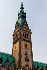 Hamburg city hall or Rathaus in Hamburg, Germany