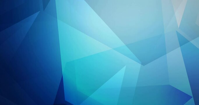 4K looping dark blue polygonal abstract footage. Colorful fashion clip in liquid style with gradient. Film business advertising. 4096 x 2160, 30 fps. Codec Photo JPEG.
