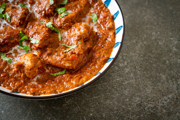 chicken tikka masala spicy curry meat food