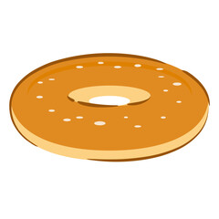 bagel line icon