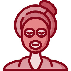 face mask line icon