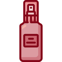 Obraz premium facial spray line icon