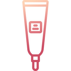 eye cream line icon