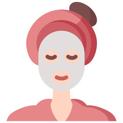 face mask line icon