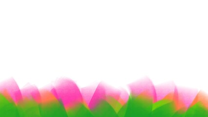 spring flowers border