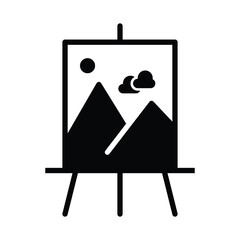 Painting vector icon symbol design
