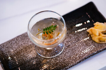 Salmon Salad in glass