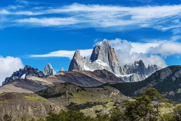 Foto op Canvas Mount Fitz Roy at Los Glaciares National Park in Argentina © Fyle