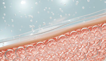 serum and vitamin through the skin layer for repair wrinkles skin	
