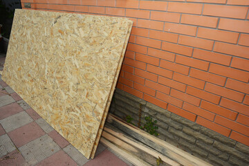 Oriented strand board, OSB wood panel, flakeboard, sterling board, plywood or sheet timber product...