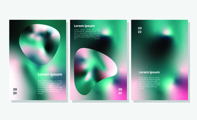 abstract background gradient poster