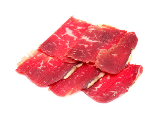 Cecina de Leon, salted and air dried beef from Leon province, local speciality
